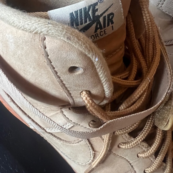 Nike Air Force 1 High Top Sneakers - Brown - Picture 6 of 10